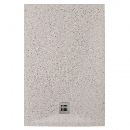 Cădiță de duș mărime 90x140 cm culoare crem mat formă dreptunghiulară din compozit model Eliza Cream