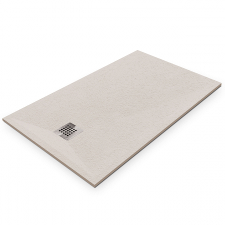 Cădiță duș mărime 70x120 cm culoare crem mat formă dreptunghiulară din compozit model Eliza Cream [1]