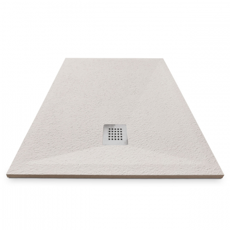 Cădiță de duș mărime 90x140 cm culoare crem mat formă dreptunghiulară din compozit model Eliza Cream [2]