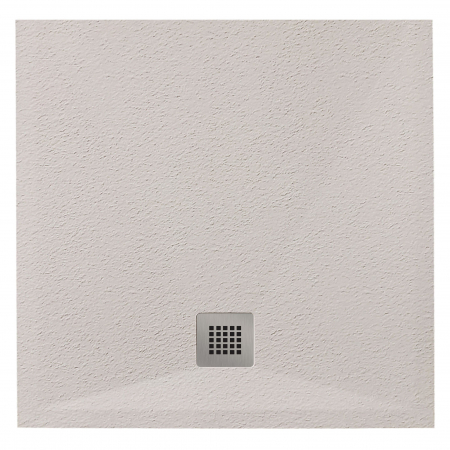 Cădiță duș mărime 80x80 cm finisaj crem mat formă pătrată din compozit model Eliza Cream