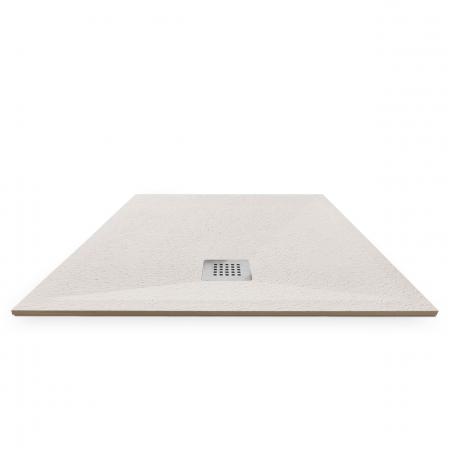 Cădiță de duș mărime 80x160 cm culoare crem mat formă dreptunghiulară din compozit model Eliza Cream [2]