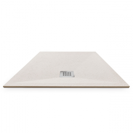Cădiță duș mărime 70x140 cm culoare crem mat formă dreptunghiulară din compozit model Eliza Cream [2]