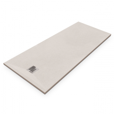 Cădiță de duș mărime 80x160 cm culoare crem mat formă dreptunghiulară din compozit model Eliza Cream [1]