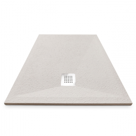 Cădiță de duș mărime 70x90 cm culoare crem mat formă dreptunghiulară din compozit model Eliza Cream [3]