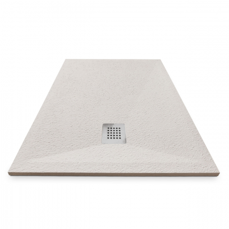 Cădiță duș mărime 90x90 cm culoare crem mat formă pătrată din compozit model Eliza Cream [2]