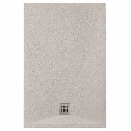 Cădiță de duș mărime 80x120 cm culoare crem mat formă dreptunghiulară din compozit model Eliza Cream
