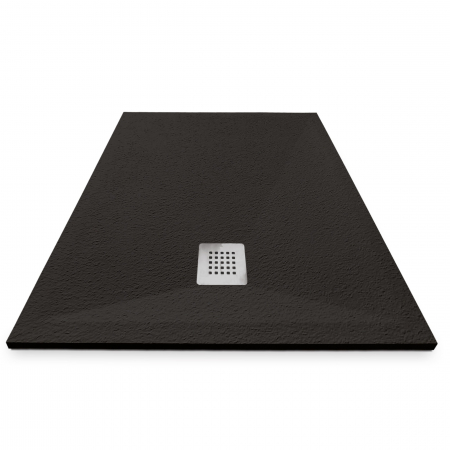 Cădiță de duș mărime 80x80 cm finisaj negru mat formă pătrată din compozit model Eliza Black [2]