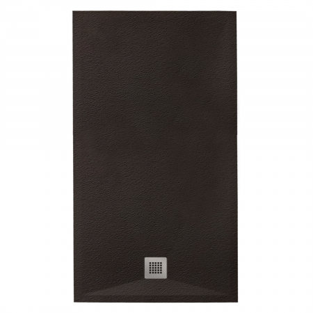 Cădiță de duș mărime 70x140 cm culoare negru mat formă dreptunghiulară din compozit model Eliza Black