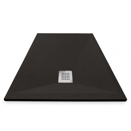 Cădiță duș mărime 90x140 cm culoare negru mat formă dreptunghiulară din compozit model Eliza Black [2]