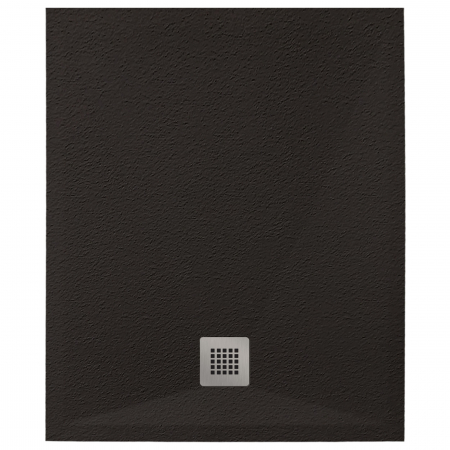 Cădiță duș mărime 70x100 cm culoare negru mat formă dreptunghiulară din compozit model Eliza Black