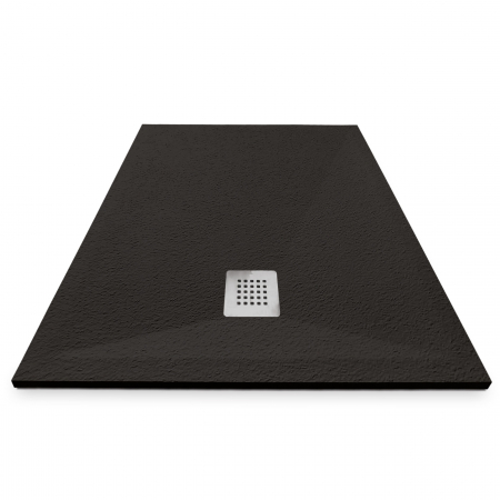 Cădiță de duș mărime 90x100 cm culoare negru mat formă dreptunghiulară din compozit model Eliza Black [3]