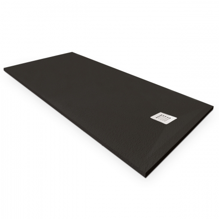 Cădiță duș mărime 90x180 cm  culoare negru mat formă dreptunghiulară din compozit model Zara Black [1]