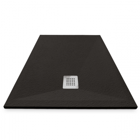 Cădiță de duș mărime 90x90 cm culoare negru mat formă pătrată din compozit model Eliza Black [2]