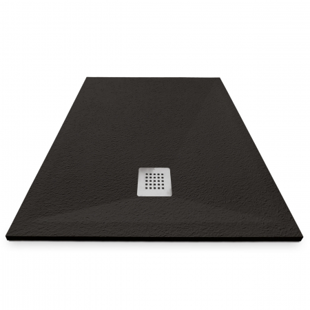 Cădiță duș mărime 90x120 cm culoare negru mat formă dreptunghiulară din compozit model Eliza Black [2]