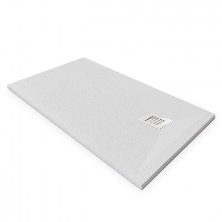 Cădiță duș mărime 90x140 cm culoare alb mat formă dreptunghiulară din compozit model Eliza White [3]