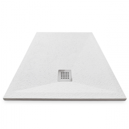Cădiță de duș mărime 70x100 cm culoare alb mat formă dreptunghiulară din compozit model Eliza White [2]