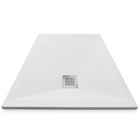 Cădiță duș mărime 80x120 cm culoare alb mat formă dreptunghiulară din compozit model Eliza White [2]
