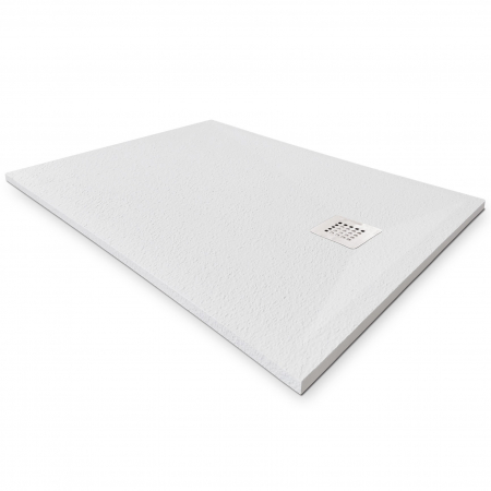 Cădiță de duș mărime 90x120 cm culoare alb mat formă dreptunghiulară din compozit model Eliza White [3]