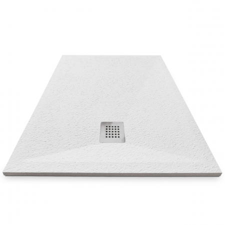 Cădiță de duș mărime 70x120 cm culoare alb mat formă dreptunghiulară din compozit model Eliza White [2]