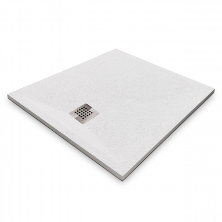 Cădiță de duș mărime 80x80 cm finisaj alb mat formă pătrată din compozit model Eliza White [1]