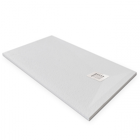 Cădiță duș mărime 80x120 cm culoare alb mat formă dreptunghiulară din compozit model Eliza White [3]