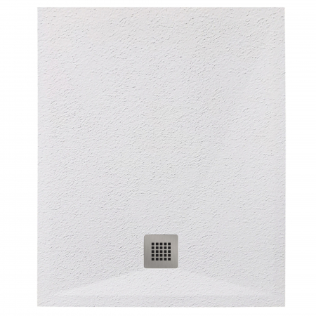 Cădiță de duș mărime 80x100 cm culoare alb mat formă dreptunghiulară din compozit model Eliza White