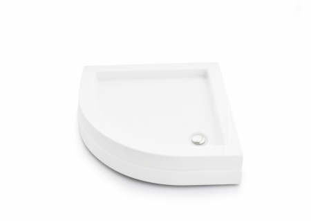 Cădiță duș mărime 70x70 cm culoare alb lucios formă pătrată din acril sanitar model Ema White [3]