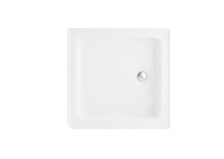 Cădițe duș - Cădiță de duș mărime 70x70 cm culoare alb lucios formă pătrată din acril sanitar model Erika White