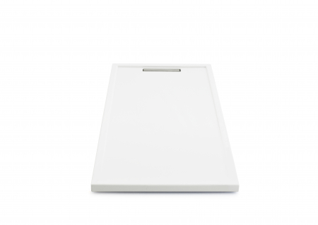Cădiță de duș mărime 80x140 cm culoare alb lucios formă dreptunghiulară din acril sanitar model Iris White [4]