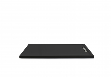 Cădiță duș mărime 80x140 cm culoare negru lucios formă dreptunghiulară din acril sanitar model Iris Black [2]