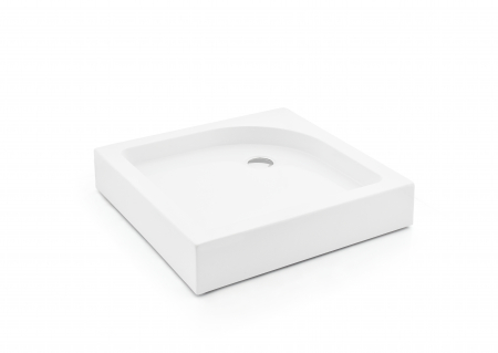 Cădiță duș mărime 80x80 cm culoare alb lucios formă pătrată din acril sanitar model Sephora White [1]