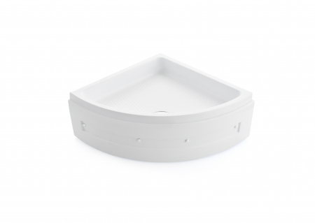 Cădiță de duș mărime 70x70 cm culoare alb lucios formă pătrată din acril sanitar model Selena White [1]
