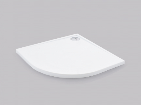 Cădiță de duș mărime 90x90 cm culoare alb lucios formă pătrată din acril sanitar model Semi White [2]