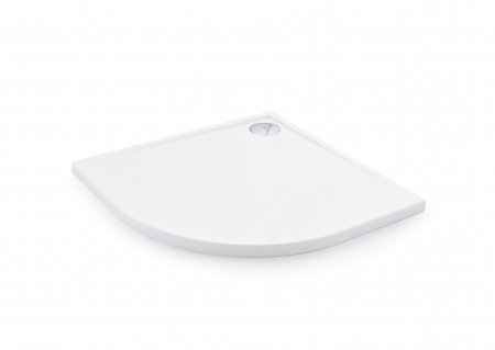 Cădiță de duș mărime 90x90 cm culoare alb lucios formă pătrată din acril sanitar model Semi White [1]