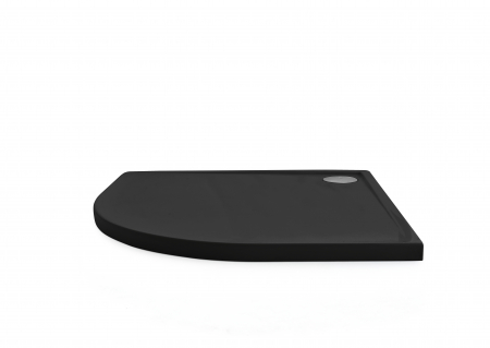 Cădiță de duș mărime 90x90 cm culoare negru lucios formă pătrată din acril sanitar model Semi Black [3]