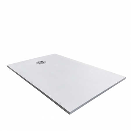Cădiță duș mărime 80x140 cm  culoare alb mat formă dreptunghiulară din compozit model Selene White [3]
