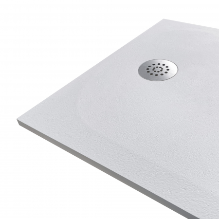 Cădiță duș mărime 80x140 cm  culoare alb mat formă dreptunghiulară din compozit model Selene White [1]