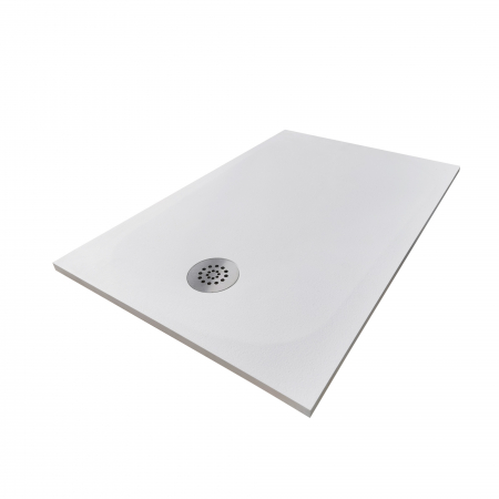 Cădiță duș mărime 80x140 cm  culoare alb mat formă dreptunghiulară din compozit model Selene White [2]