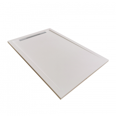 Cădiță duș mărime 80x100 cm  culoare crem mat formă dreptunghiulară din compozit model Freya Cream [2]