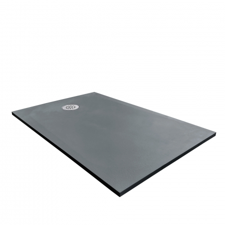 Cădiță duș mărime 80x100  culoare gri mat formă dreptunghiulară din compozit model Selene Grey [3]