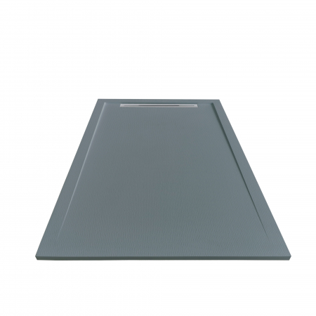 Cădiță duș mărime 80x100 cm  culoare gri mat formă dreptunghiulară din compozit model Freya Grey [3]