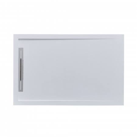 Cădiță duș mărime 80x140 cm  culoare alb mat formă dreptunghiulară din compozit model Freya White