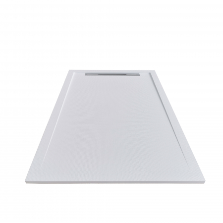 Cădiță duș mărime 80x140 cm  culoare alb mat formă dreptunghiulară din compozit model Freya White [3]