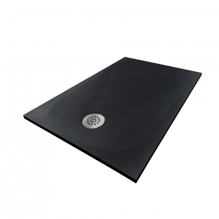 Cădiță duș mărime 70x120  culoare negru mat formă dreptunghiulară din compozit model Selene Black [2]