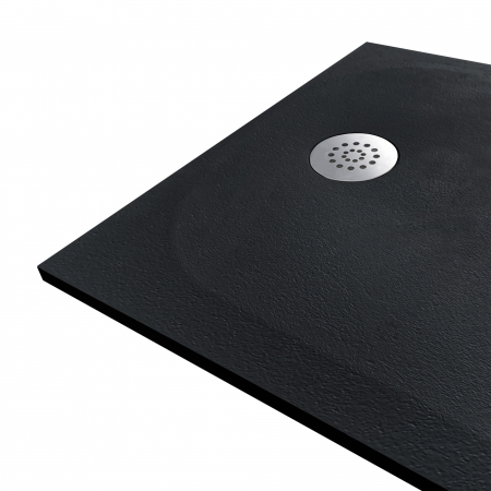 Cădiță duș mărime 70x120  culoare negru mat formă dreptunghiulară din compozit model Selene Black [1]