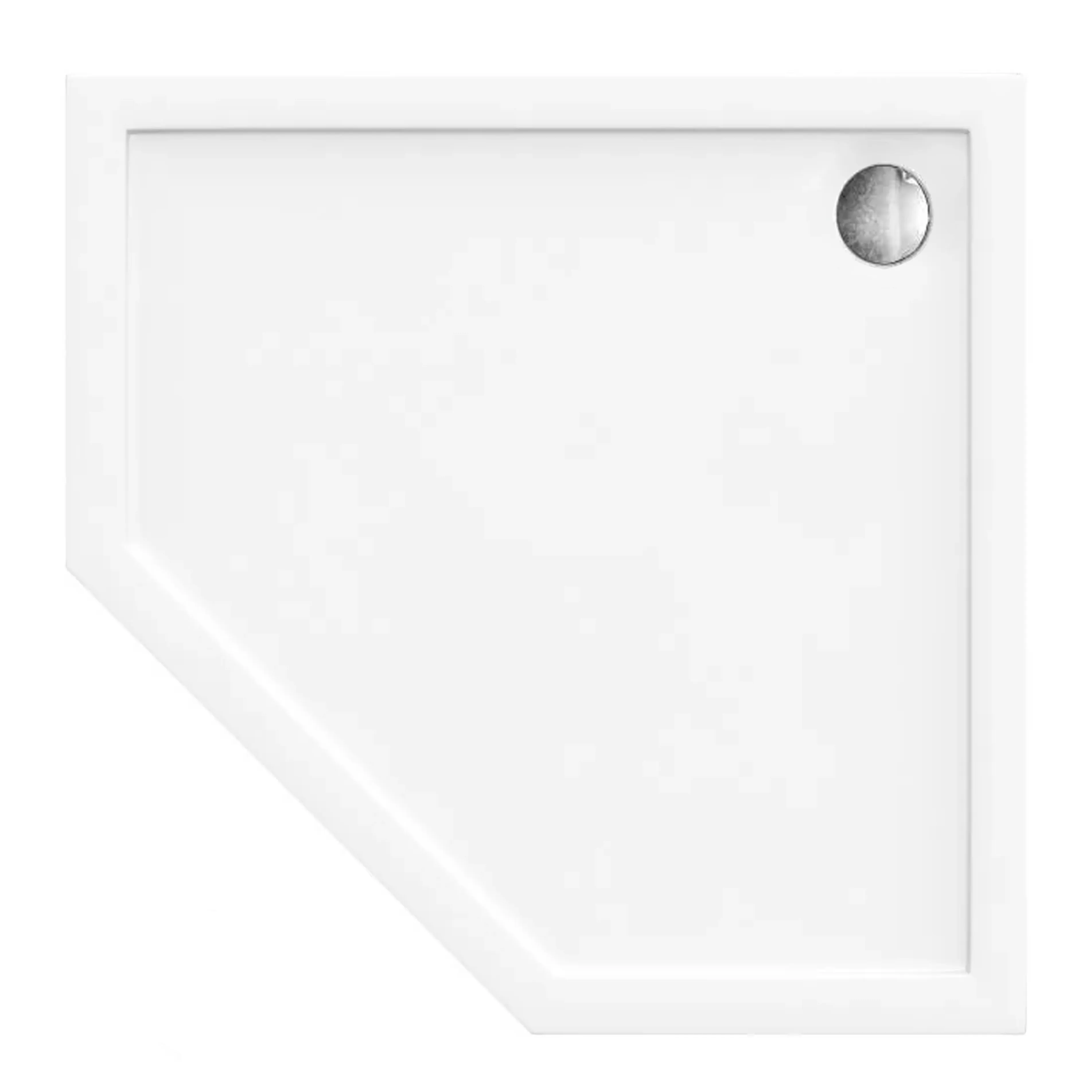 Cădițe duș - Cădiță duș mărime 90x90 cm culoare alb lucios formă pătrată din acril sanitar model Diamond White