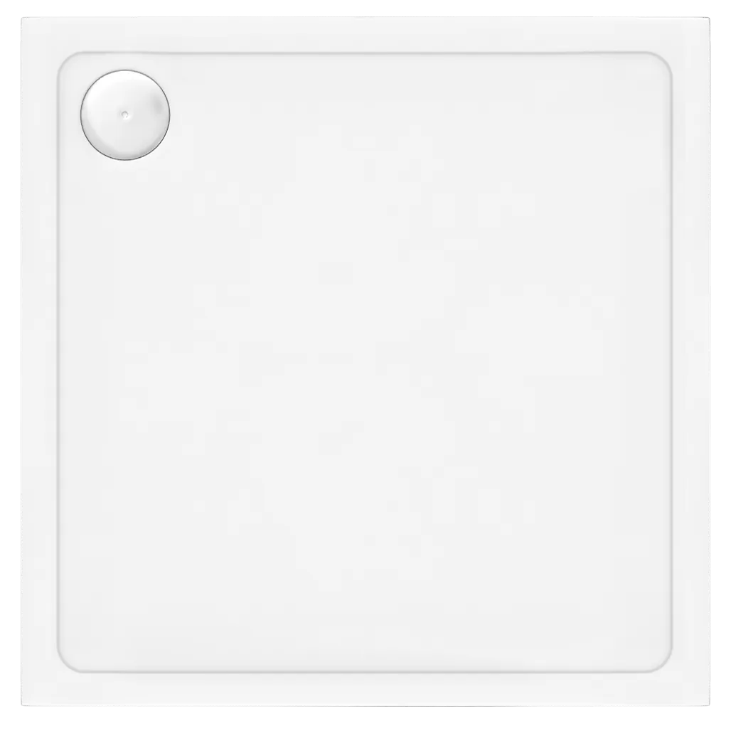 Cădiță duș mărime 90x90 cm culoare alb lucios formă pătrată din acril sanitar model Savoy White
