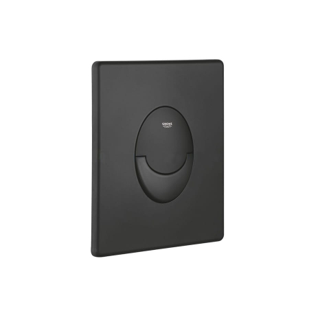 Cadru cu rezervor încastrat pentru wc + clapetă de acționare inclusă culoare negru mat model oval - Grohe [2]