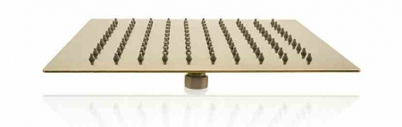 Pară duș mărime 30x30 cm culoare aurie cu suport și furtun model Ultra Slim Square Gold [1]