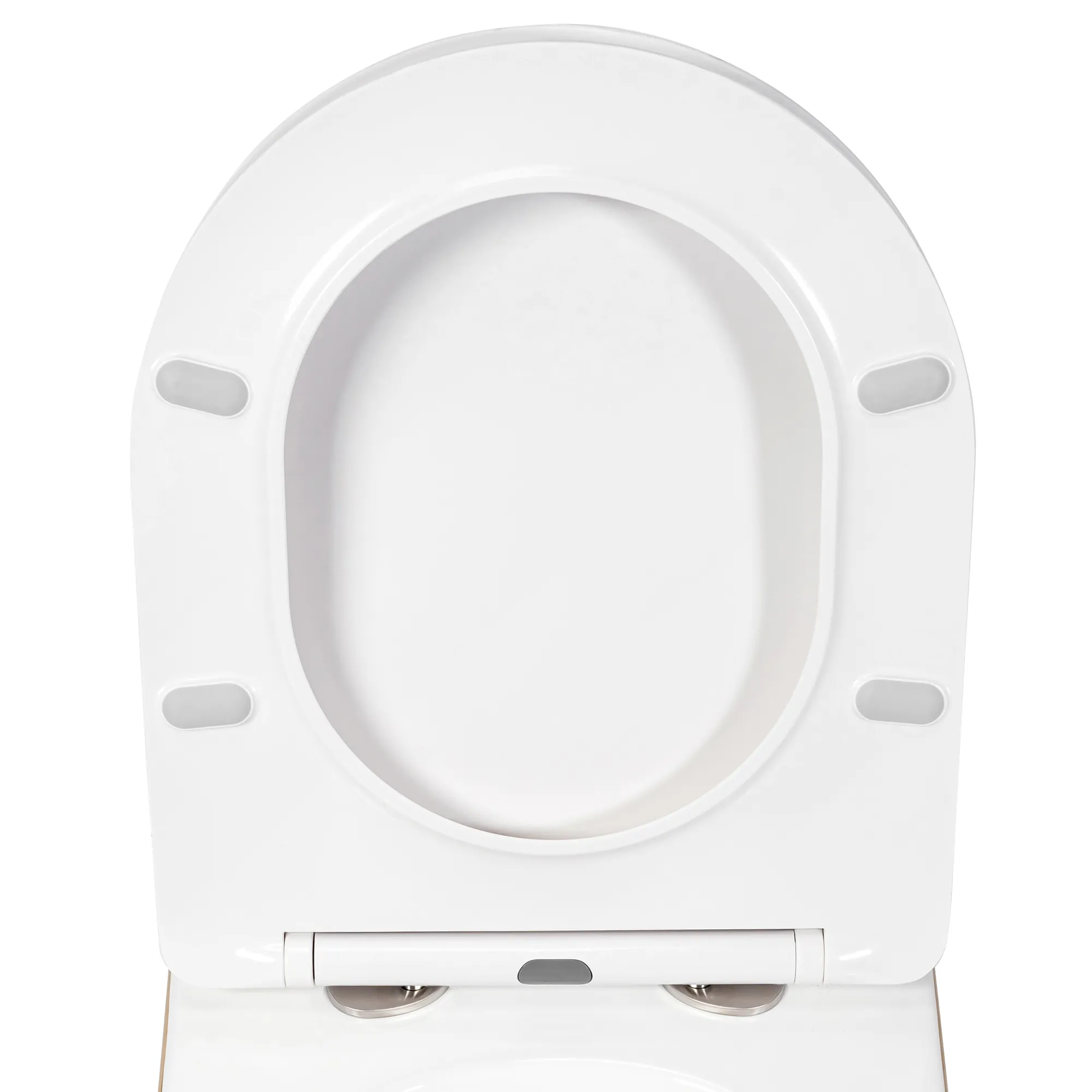 Capac vas wc culoare alb model închidere lentă Duroplast Soft Close White - Rea [5]